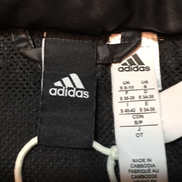 Adidas black waterproof with hood womens jacket size small - Picture 3 of 13